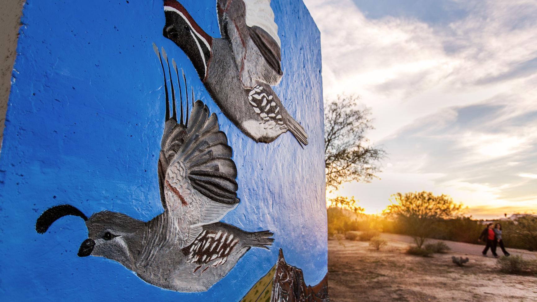 Christina-Taylor's peers create public art in her memory